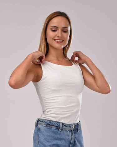 Ruching basic top