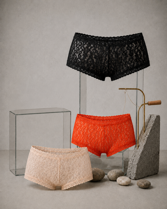 3-Pack Lace Cheetah Cheeky