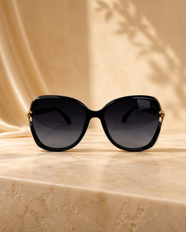 Detailed view of Aura 
sunglasses frame