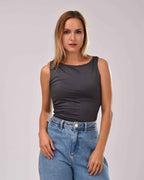 Ruching basic top