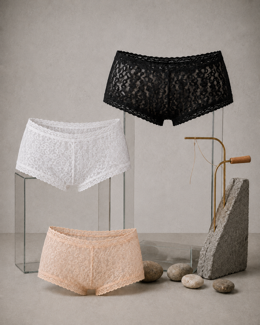 3-Pack Lace Cheetah Cheeky