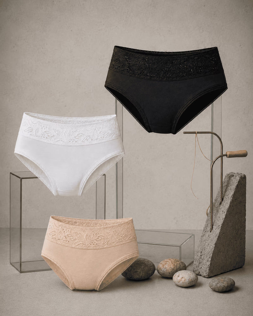 3-Pack Cotton Cloud Bikini