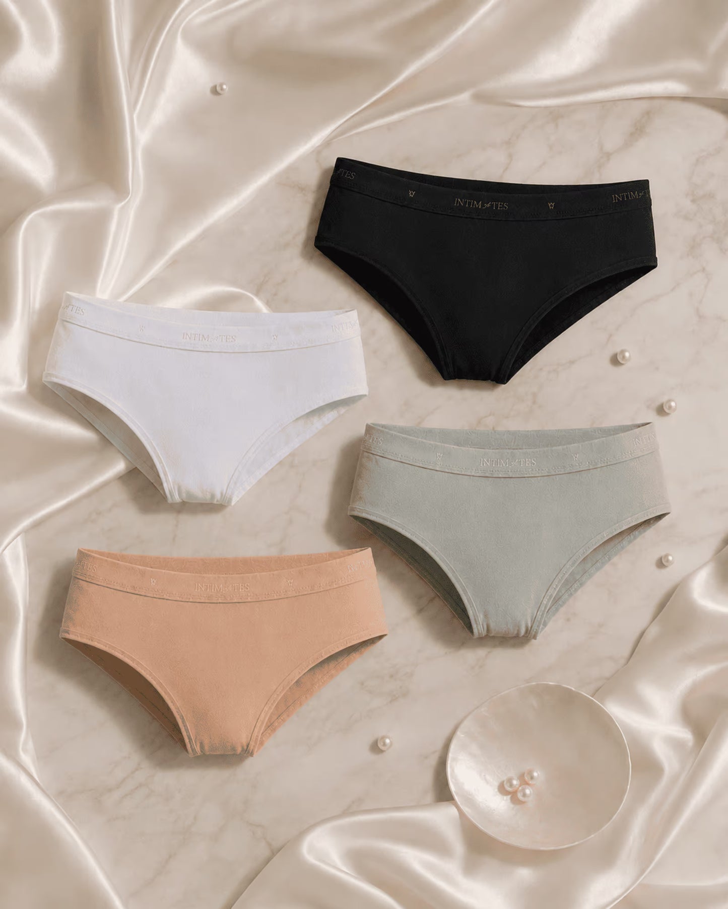 3-Pack Basic Cotton Bikini