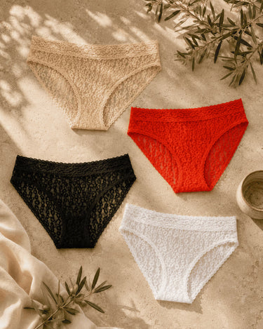 3-Pack Lace Cheetah Brief