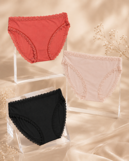 3-Pack Silky Bikini