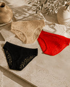 3-Pack Lace Cheetah Brief