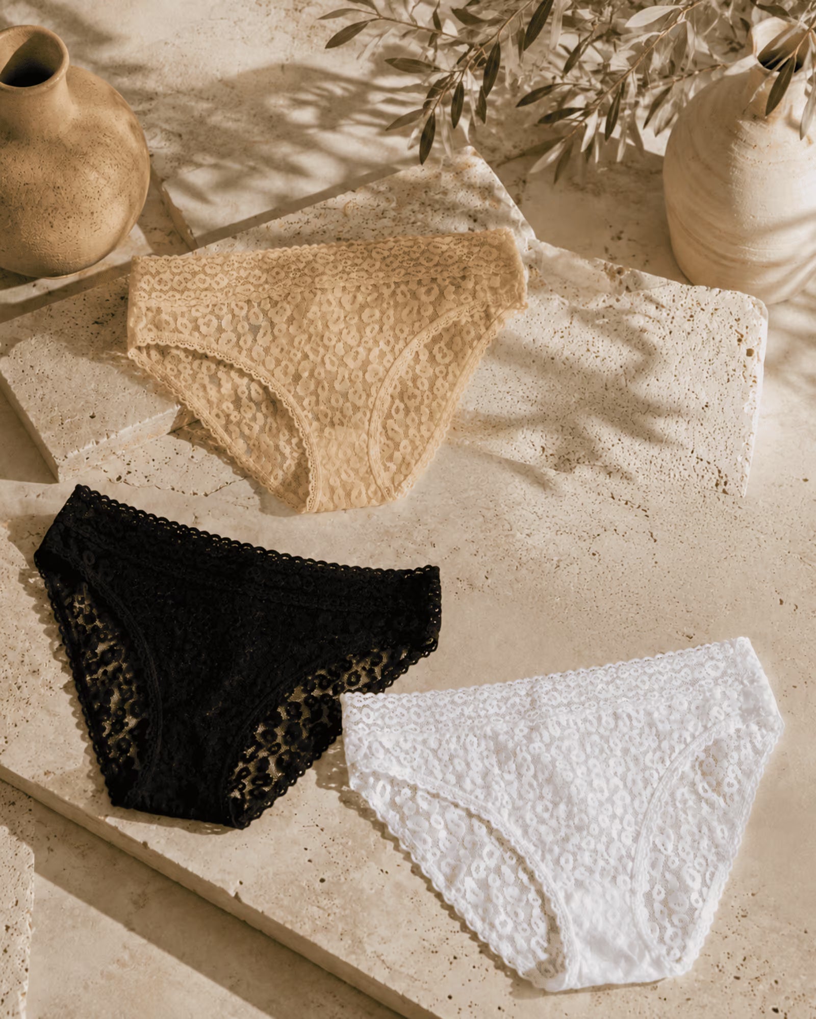 3-Pack Lace Cheetah Brief
