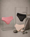 3-Pack Lace Floral Brief