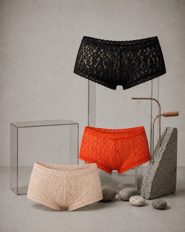 3-Pack Lace Cheetah Cheeky