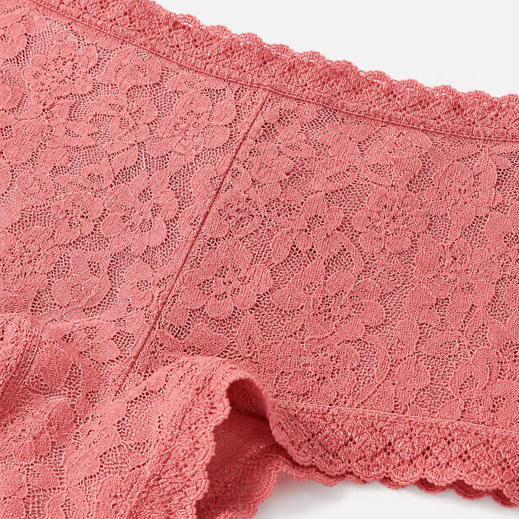3-Pack Lace Floral Cheeky