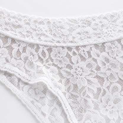 3-Pack Lace Floral Bikini