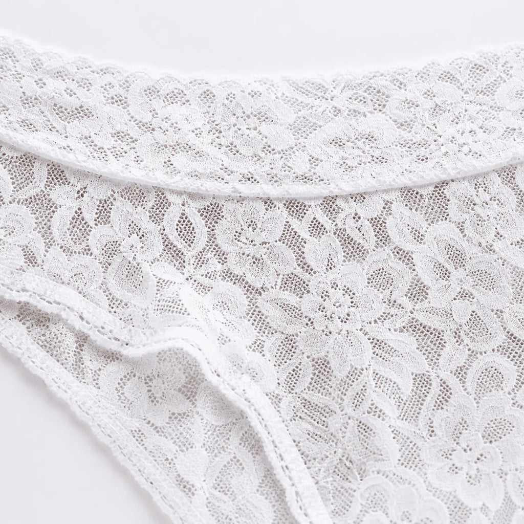 3-Pack Lace Floral Bikini