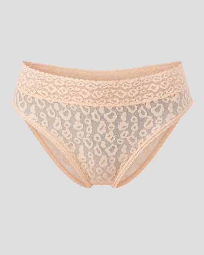 3-Pack Lace Cheetah Brief
