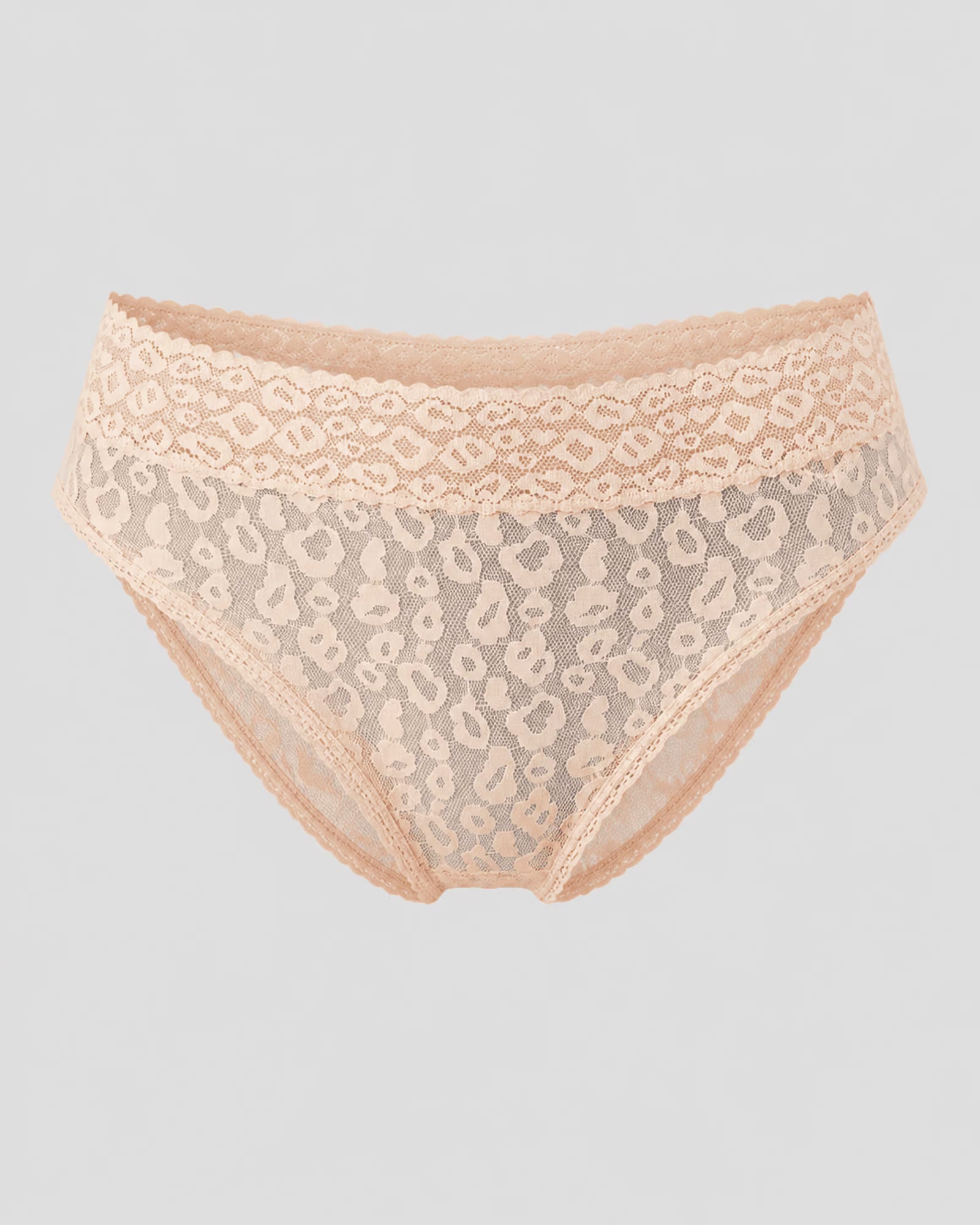Lace Cheetah Brief