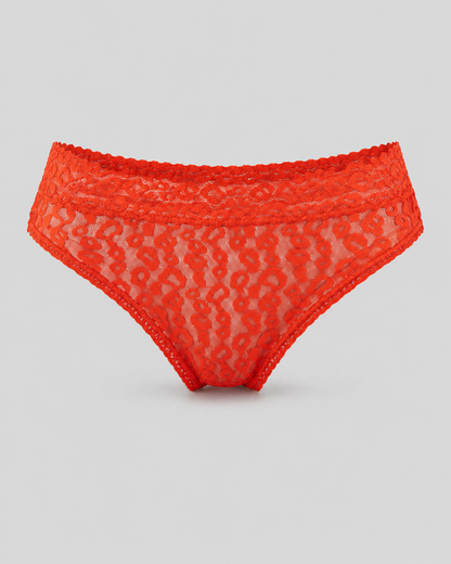 3-Pack Lace Cheetah Brief