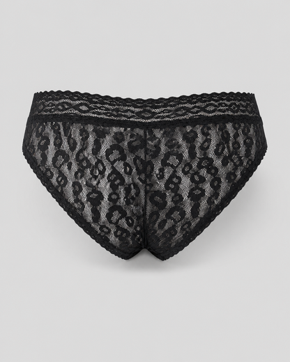 3-Pack Lace Cheetah Brief