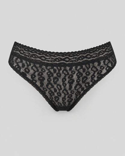 3-Pack Lace Cheetah Brief