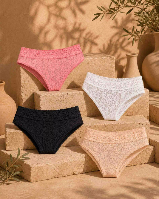 Lace Floral Brief