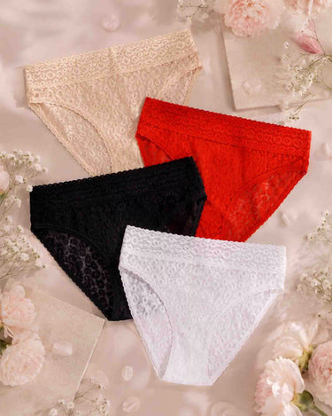 Lace Cheetah Brief