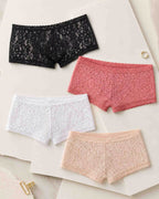 3-Pack Lace Floral Cheeky